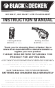 Black & Decker BDCf12 Instruction Manual