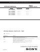 Sony KDL-40XBR4; KDL-40XBR5; KDL-46XBR4; KDL-46XBR5 Service Manual