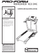 ProForm 500 Cx Treadmill Gebruiksaanwijzing