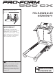 ProForm 500 Cx Treadmill Felhasználói Kézikönyv