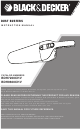 Black & Decker BDH7200CHV Instruction Manual