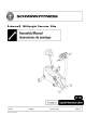 Schwinn 140 Upright Bike Assembly Manual