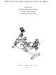 Schwinn 206 Recumbent Bike Assembly Instructions Manual