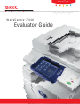 Xerox WorkCentre 7346 Evaluator Manual