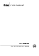 Oce TDS700 User Manual