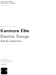 Kenmore 790.9700 Series User Manual