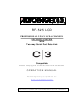 AutoPage RF-525 Operation Manual