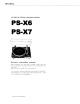 Sony PS-X7 Owner's Instruction Manual
