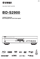 Yamaha BD-S2900 Owner's Manual