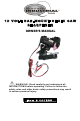 Northern Industrial Tools 12Volt Chainsaw Sharpener 141259 Owner's Manual