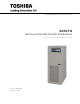 Toshiba 4200FA Installation And Operation Manual