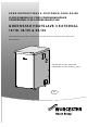 Bosch GREENSTAR HEATSLAVE II EXTERNAL 12/18 User Instructions & Customer Care Manual