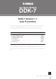 Yamaha DDK-7 Owner's Manual
