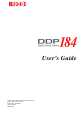 Ricoh DDP 184 User Manual