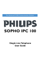 Philips Sopho IPC 100 User Manual