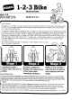 Playskool 1-2-3 Bike Instructions
