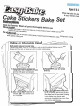 Easy-Bake Cake Stickers Bake Set Instructions
