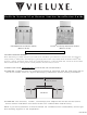 Weber Vieluxe Slide-In Dual Burner Station Installation Manual