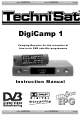 TechniSat DigiCamp 1 Instruction Manual