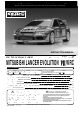 KYOSHO Mitsubishi Lancer Evolution VII WRC Instruction Manual