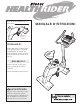 HealthRider Health Rider R1000t Bike Manuale D'istruzioni