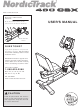 NordicTrack 480 Csx Bike Manual