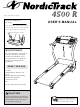NordicTrack 4500r Treadmill User Manual
