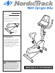 NordicTrack 9600 Upright Bike Manuale D'istruzioni