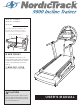 NordicTrack 9800 Spain Treadmill Manual