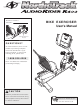 NordicTrack Audio Rider R400 Bike User Manual