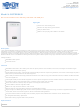Tripp Lite BCPERS450 Specification Sheet
