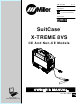 Miller Electric SuitCase X-TREME 8VS Owner's Manual