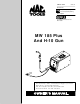 MAC TOOLS MW 185 Plus Owner's Manual
