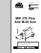 MAC TOOLS MW 270 Plus Owner's Manual