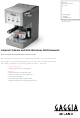 Gaggia Gaggia RI8327/08 Specifications