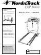 NordicTrack Exp 3000 Treadmill Manuel De L'utilisateur