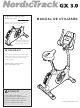 NordicTrack Gx 3.0 Gw Bike Manual De Utilizare