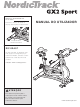 NordicTrack Gx2 Sport Bike Manual Do Utilizador
