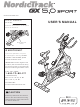 NordicTrack Gx5.0 Sport Bike Manual