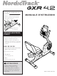 NordicTrack Gxr 4.2 Bike Manuale D'istruzioni