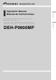 Pioneer DEH-P9600MP Operation Manual