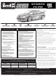 REVELL Super Street Mitsubishi Eclipse Assembly Manual