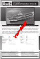 REVELL French Carrier CLEMENCEAU/FOCH Assembly Instructions Manual