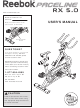 Reebok Paceline Rx 5.0 Bike Manual