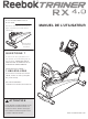 Reebok Trainer Rx 4.0 Bike Manuel De L'utilisateur