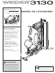 Weider 3130 Manuel De L'utilisateur