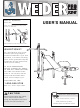 Weider Pro 136 Bench Manual