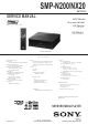 Sony SMP-N200 Service Manual
