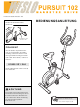Weslo Pursuit 102 Bedienungsanleitung