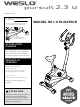 Weslo Pursuit 2.3 U Bike Manuel De L’utillsateur Manual